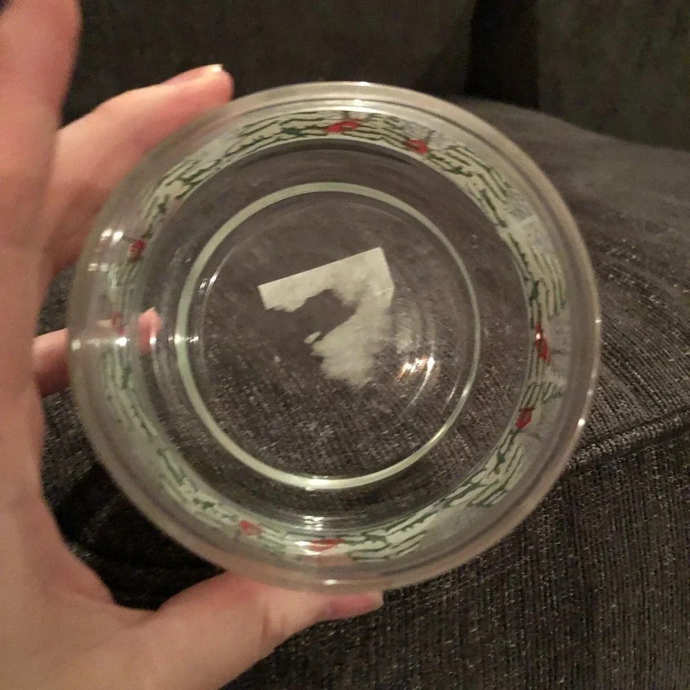 Vintage Christmas Glass Apothecary Jar Winter Village Snow Tree‎ Candy Canister